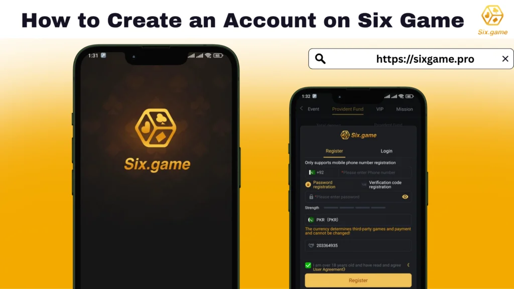 How to Create an Account on Six Game