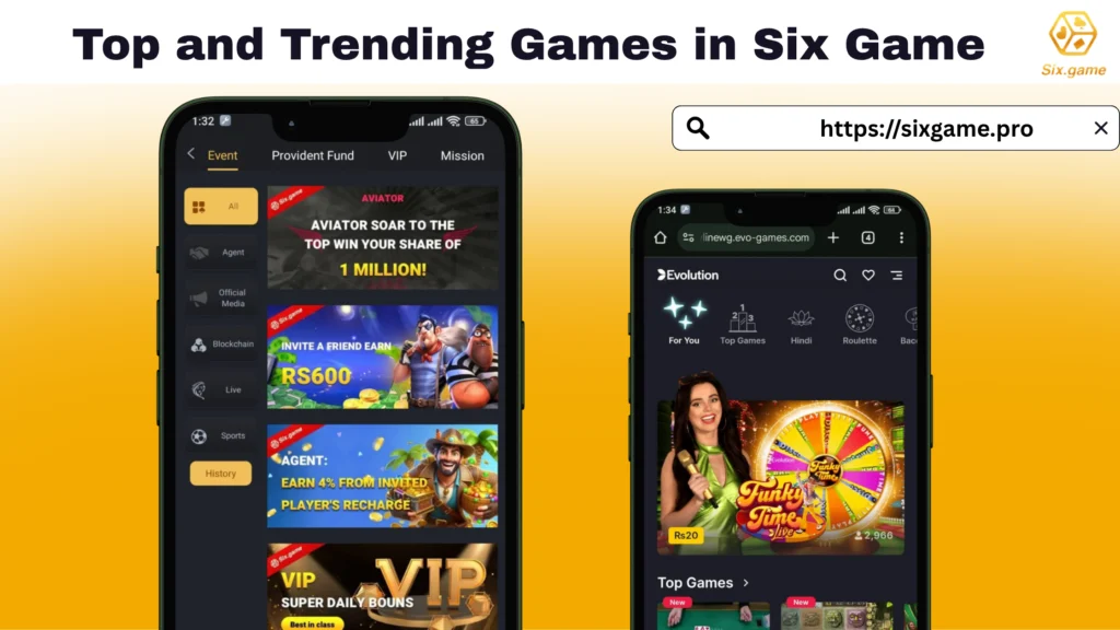 Top and Trending Games in Six Game